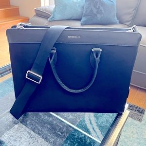 Maverick & Co. BRAND NEW BRIEF CASE CROSS BODY, NAVY COLOR